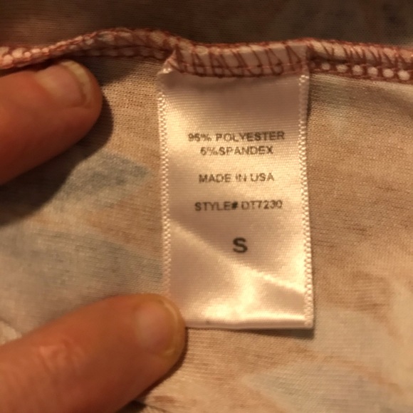 Day G Floral Long Sleeve Velvety Soft Stretch Blouse-S - Picture 14 of 15